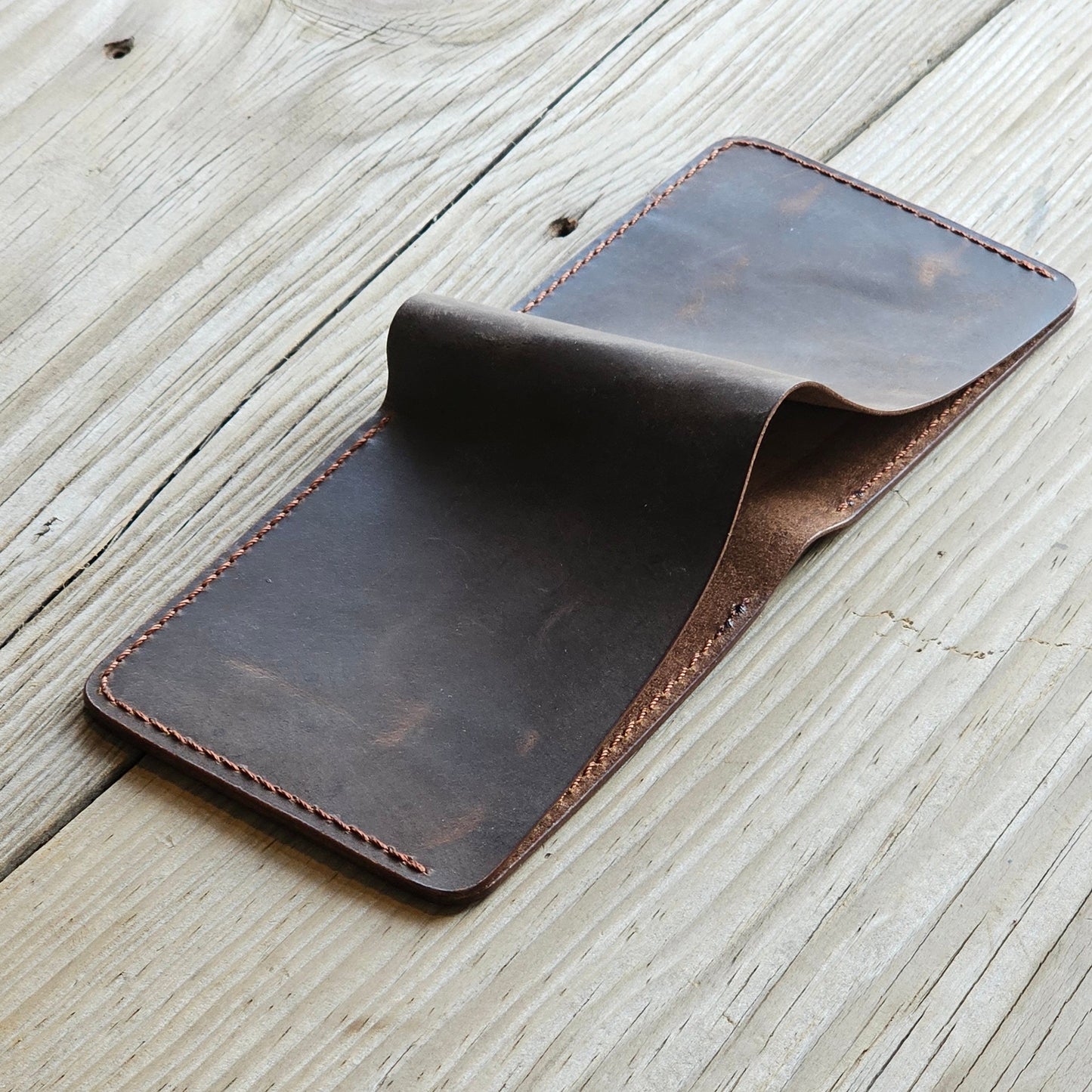 No.61 The Heritage Bifold Classic Wallet – Handmade Full-Grain Leather Wallet
