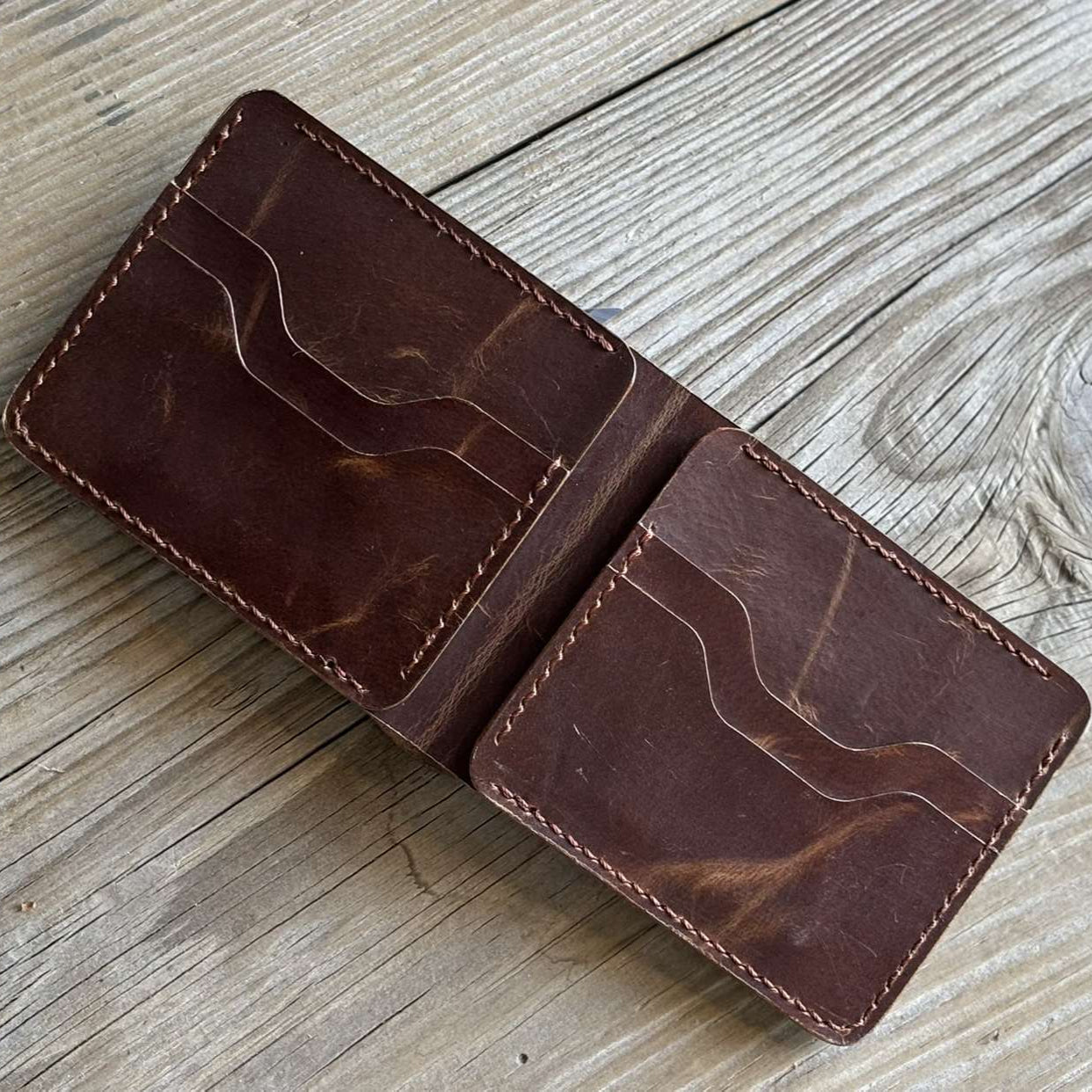No.61 The Heritage Bifold Classic Wallet – Handmade Full-Grain Leather Wallet