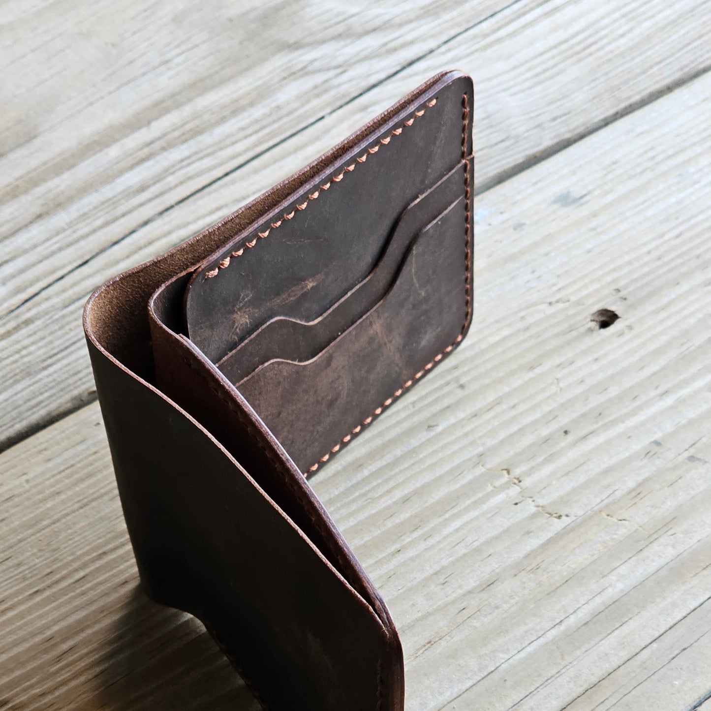 No.61 The Heritage Bifold Classic Wallet – Handmade Full-Grain Leather Wallet