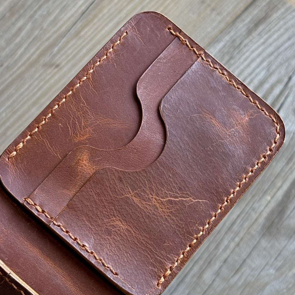 No.61 The Legacy Bifold Classic Wallet - Full-grain, Pull-Up Leather