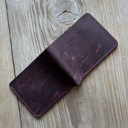 No.61 The Heritage Bifold Classic Wallet – Handmade Full-Grain Leather Wallet