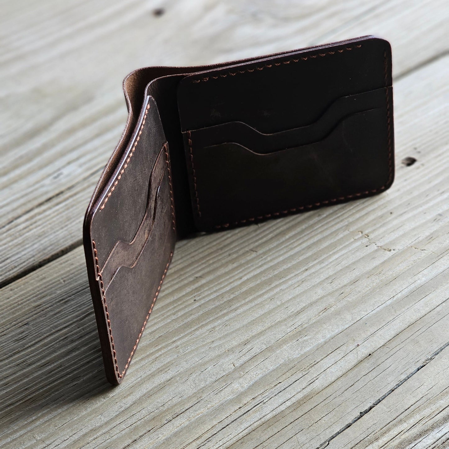 No.61 The Heritage Bifold Classic Wallet – Handmade Full-Grain Leather Wallet