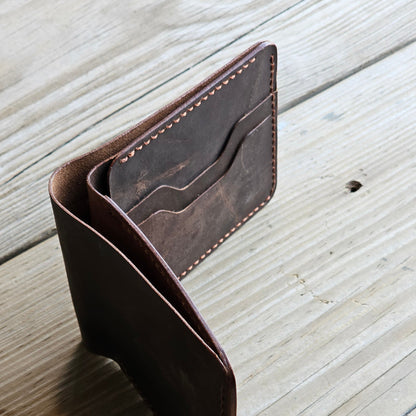 No.61 The Heritage Bifold Classic Wallet – Handmade Full-Grain Leather Wallet